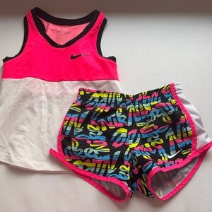 Nike girls 3T tank and shorts outfit